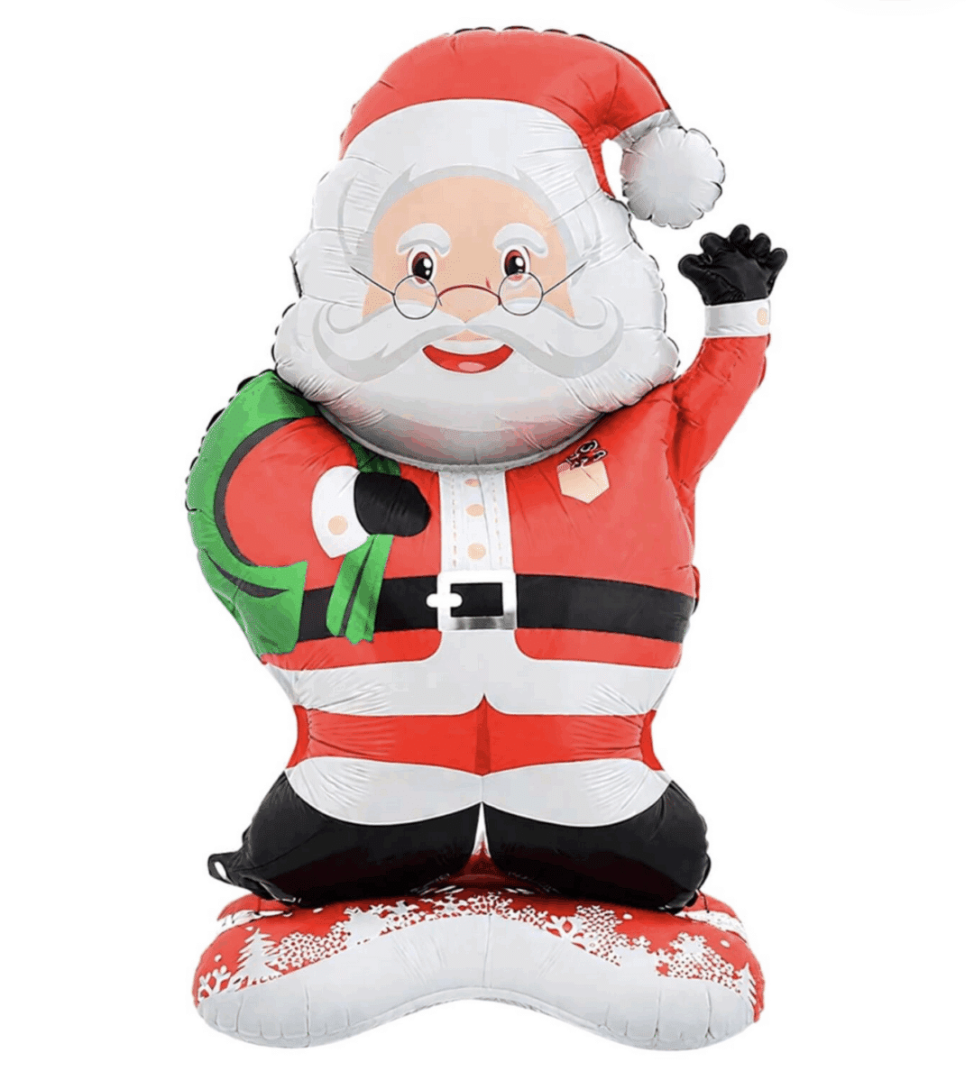 Надуваем Фигура фолио „Дядо Коледа“ – 120 × 67 см