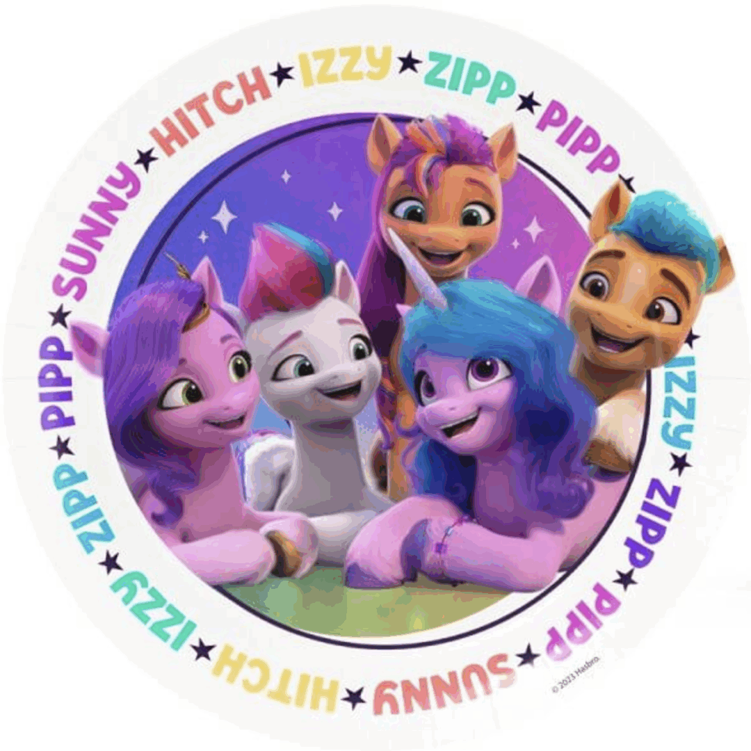 Парти чинийки „My Little Pony“ – 8 броя (Ø 18 см)