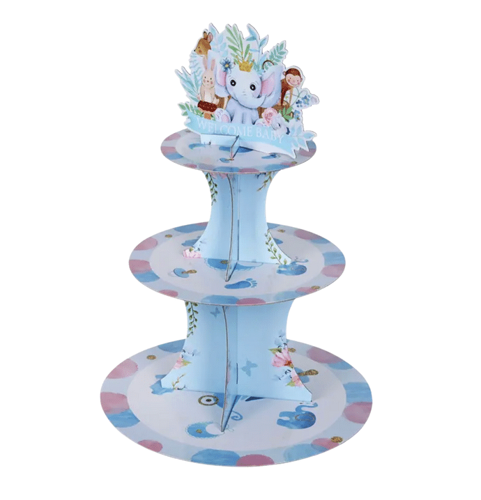 Стойка за мъфини и сладки на 3 нива  Welcome Baby