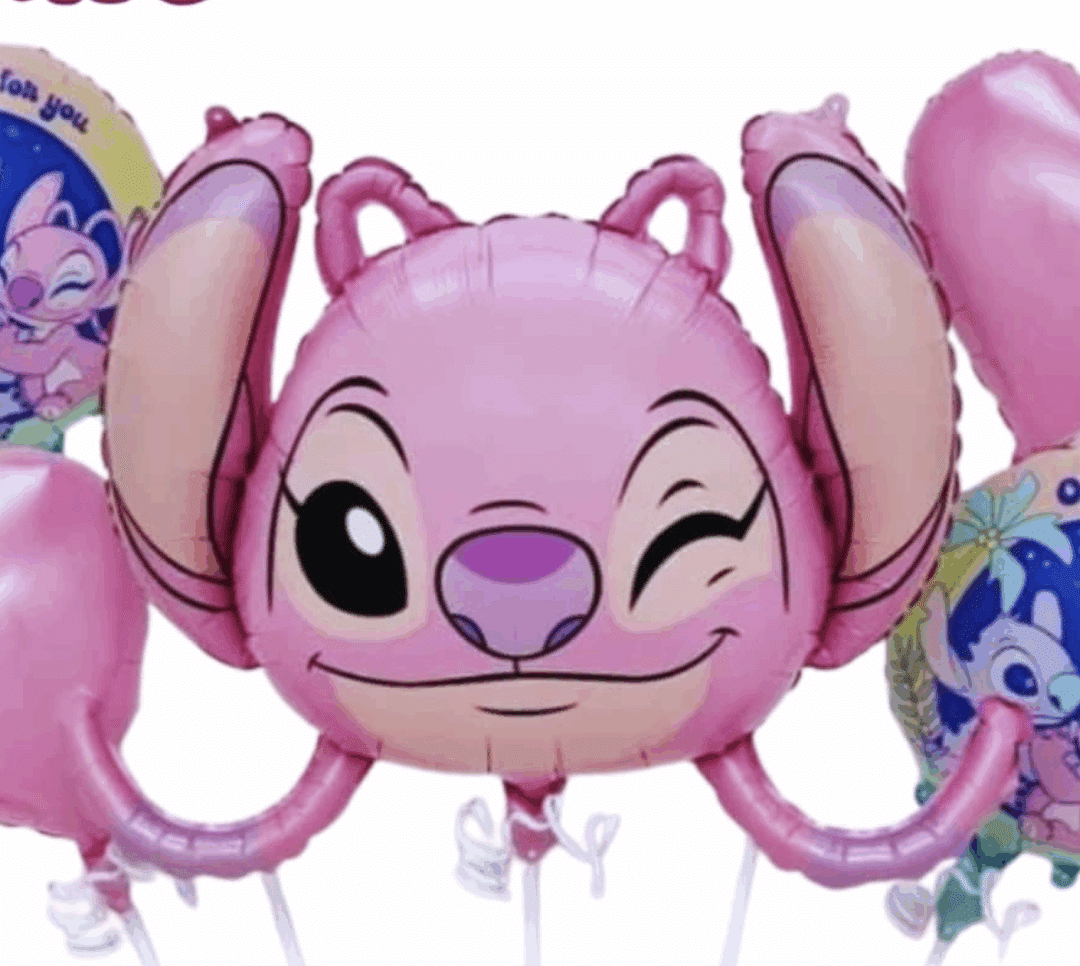 Балони фолио Стич (Lilo & Stitch) - 5 броя