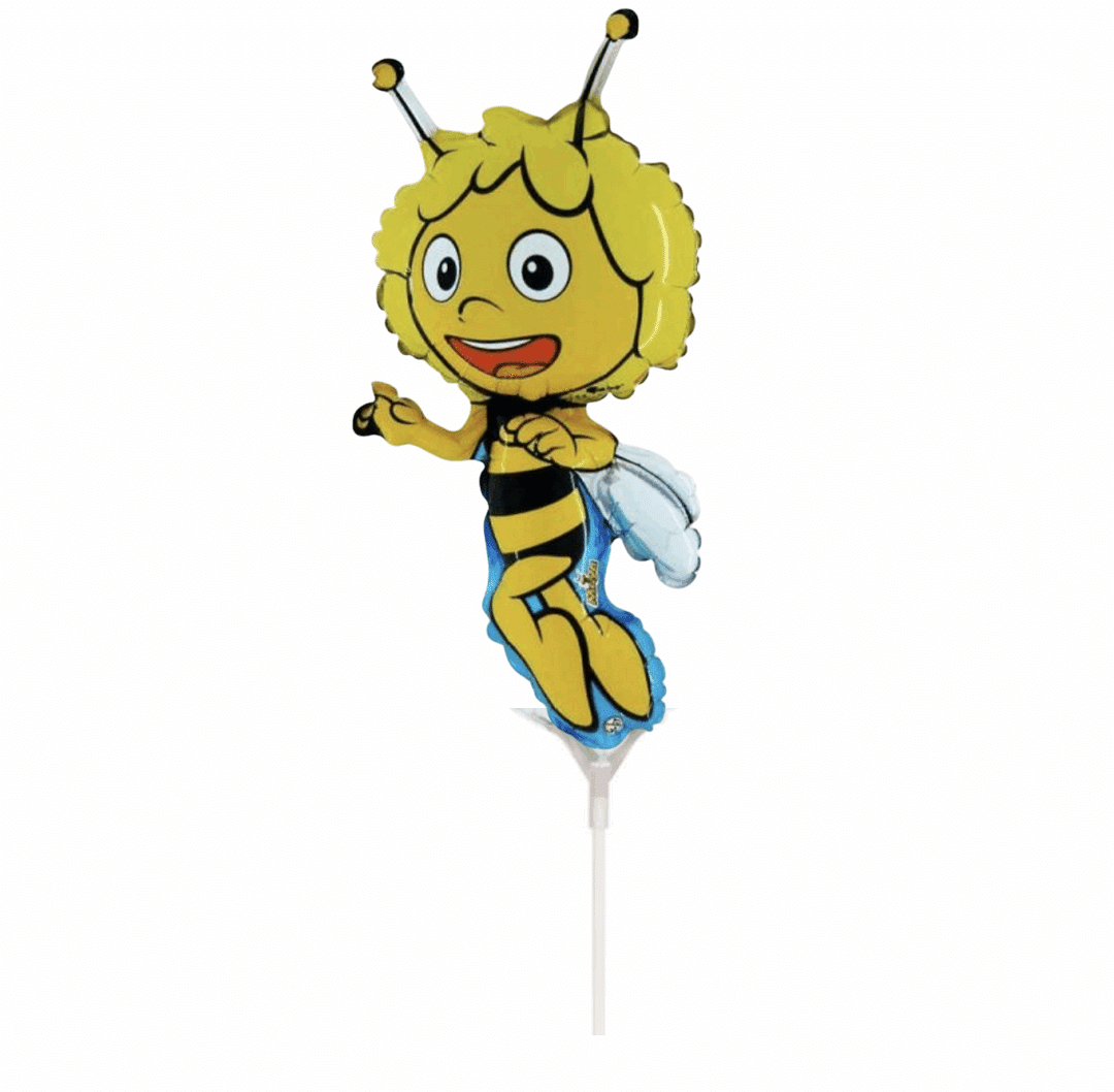 Фолио балон „Пчеличка“ на пръчка – 35 см
