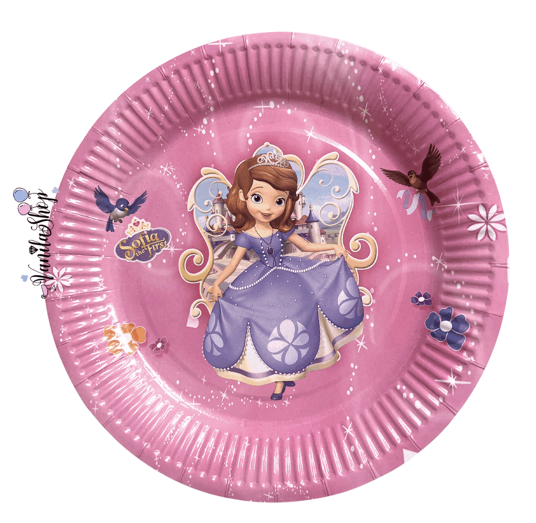 Парти чинии Принцеса София - Princess Sofia - 10 броя