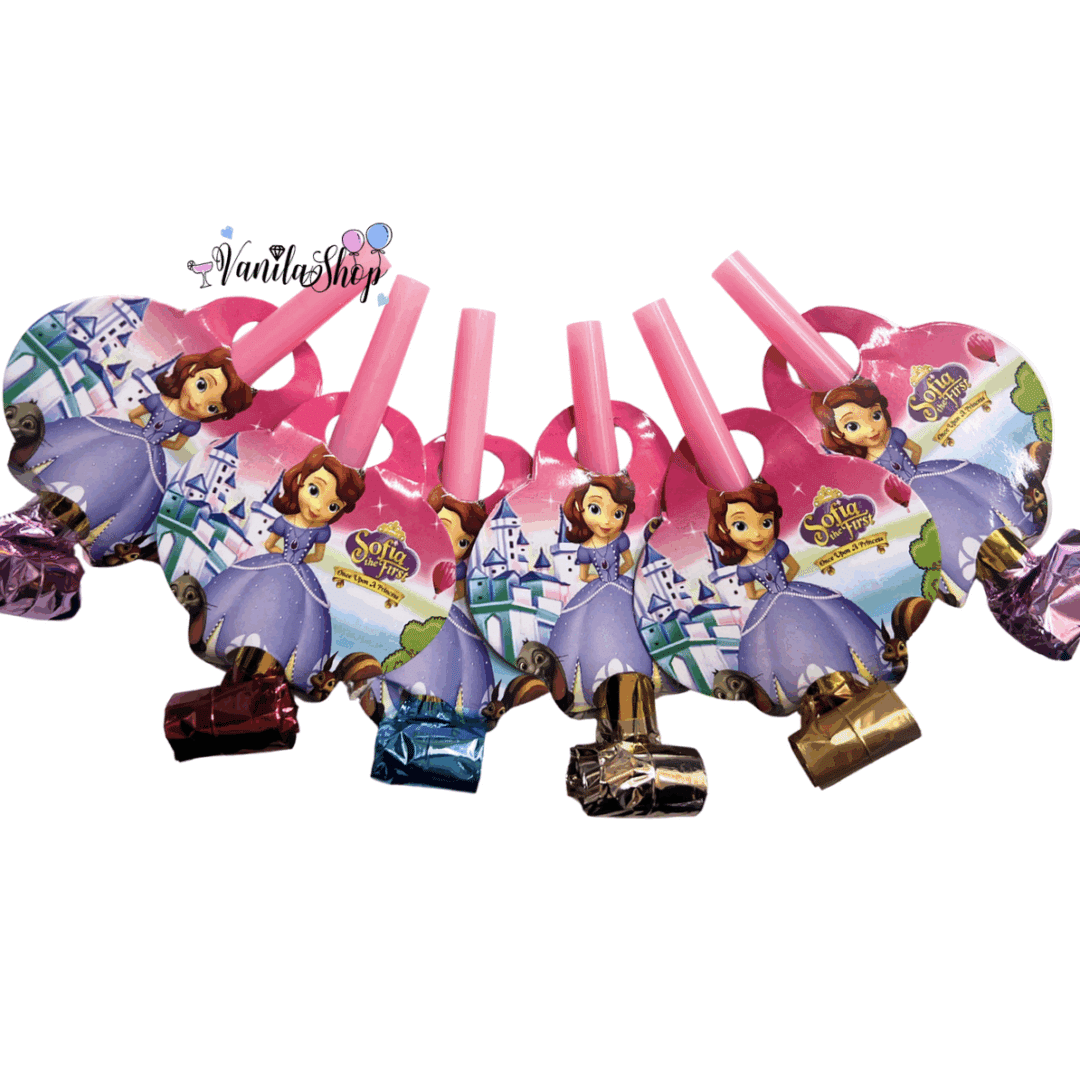 Парти свирки Принцеса София (Princess Sofia) - 6 броя