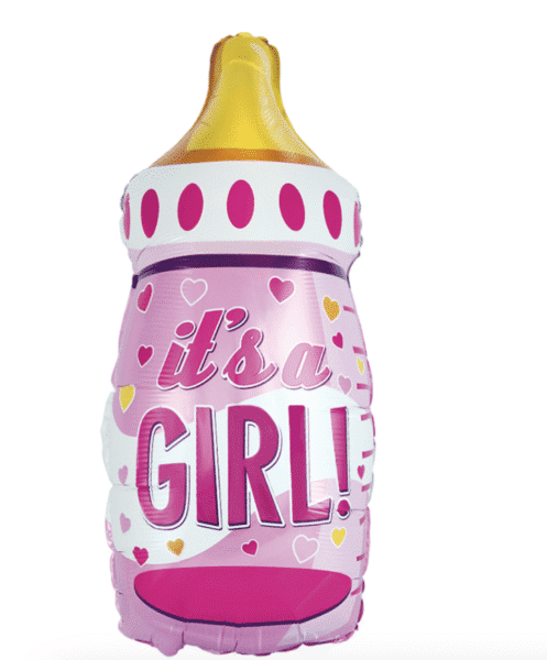 Фолиев балон „It’s a Girl!“ – Бебешко шише