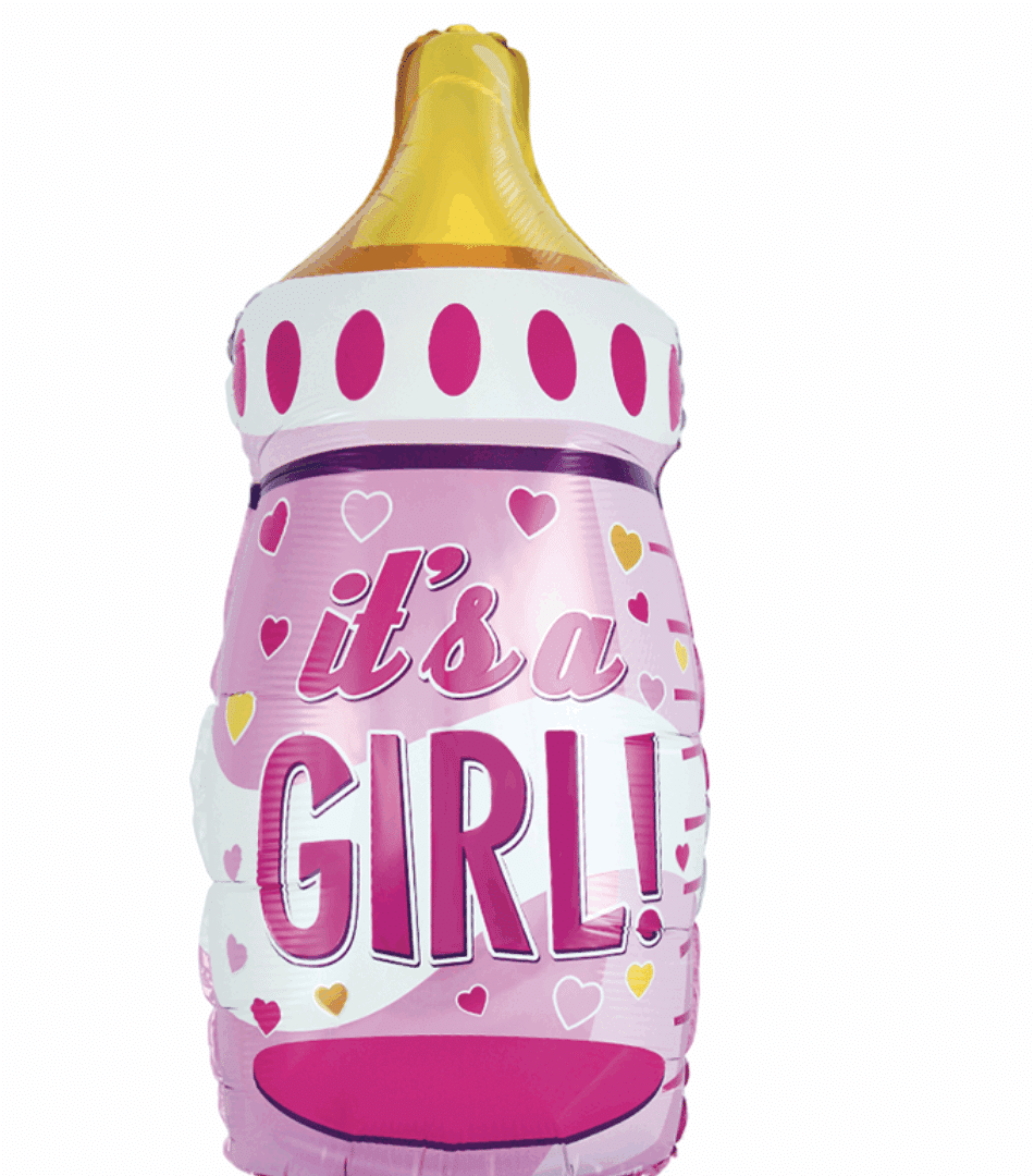 Фолиев балон „It’s a Girl!“ – Бебешко шише
