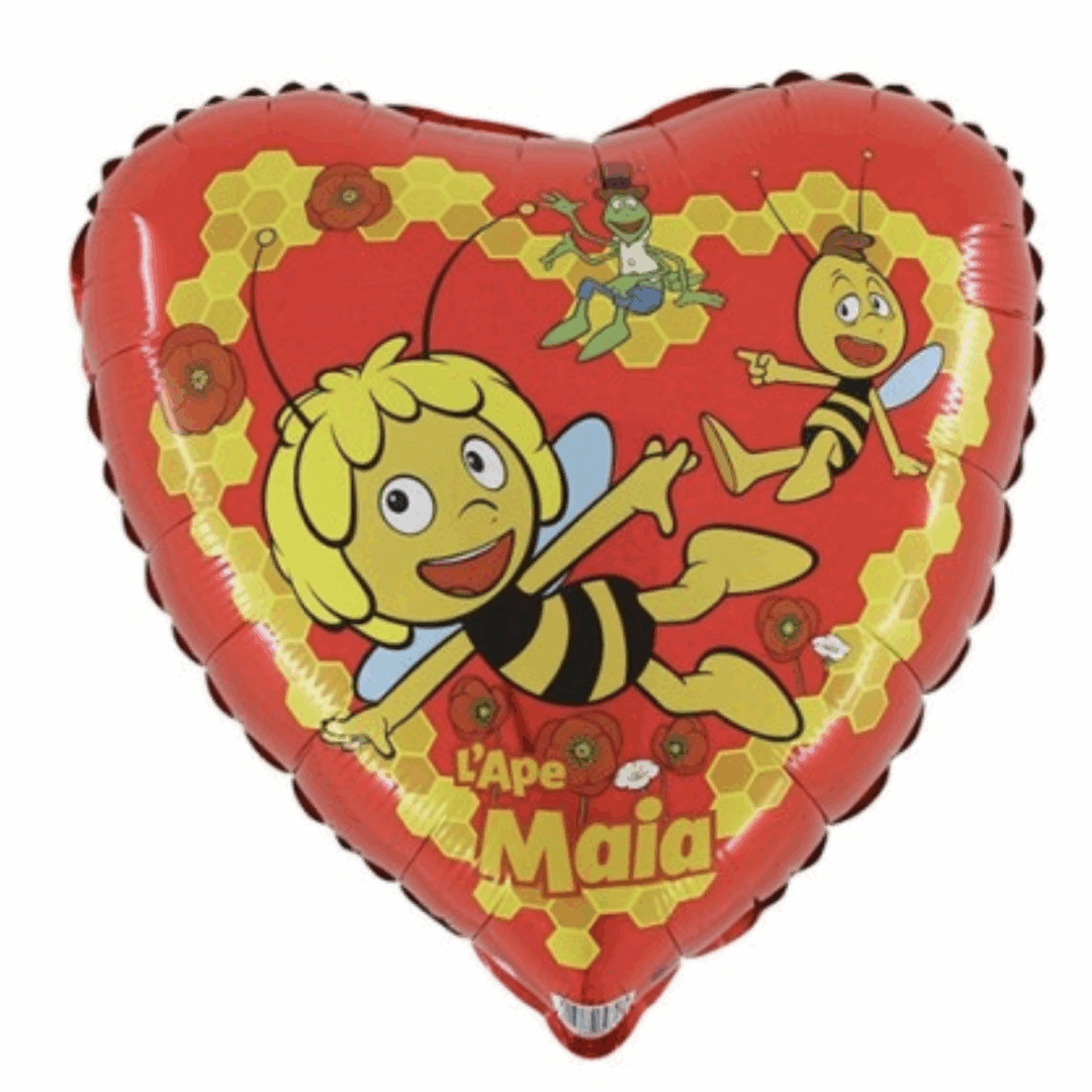 Фолиев балон „Пчеличката Мая“ – сърце
