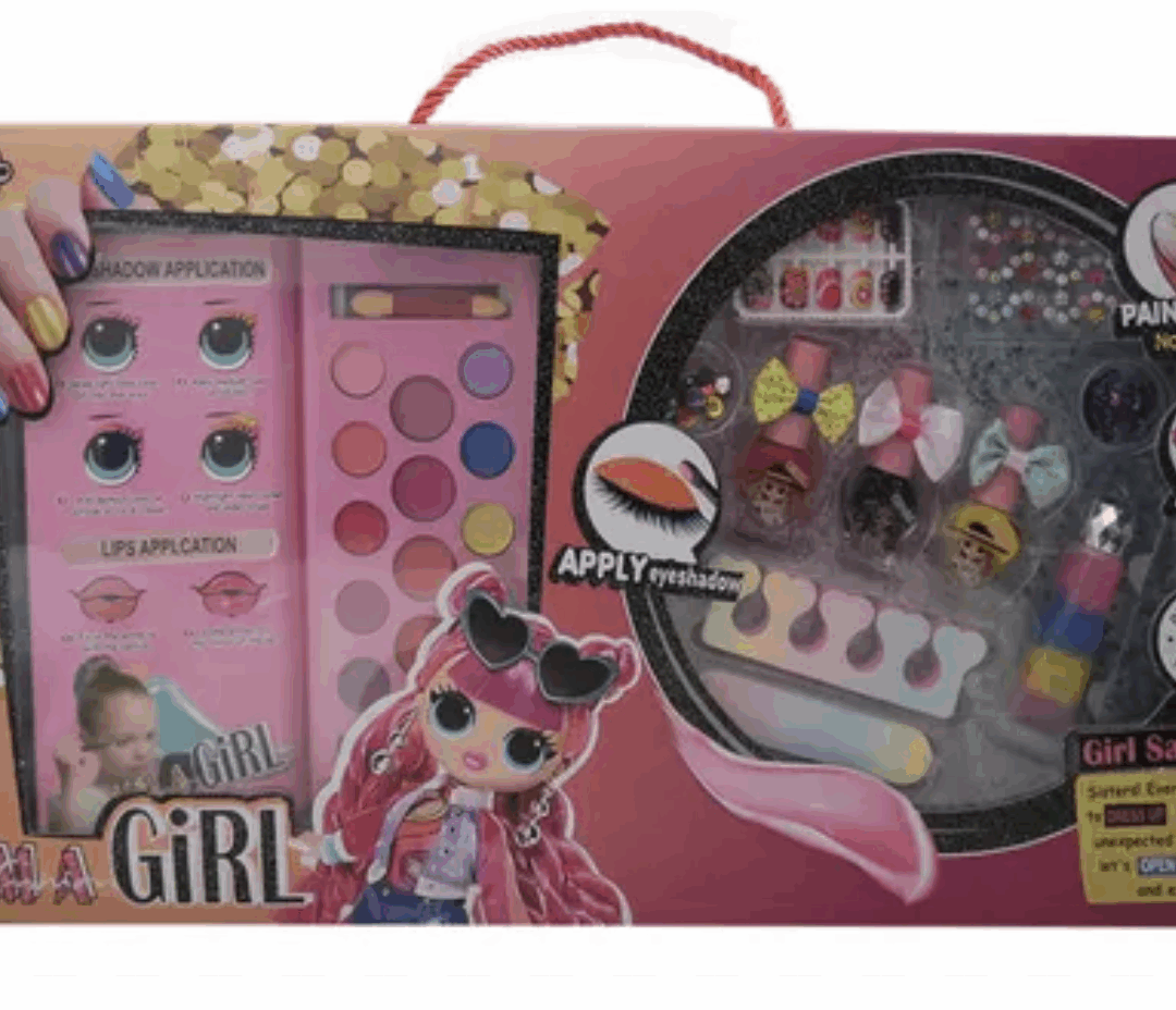 Детски козметичен комплект за момичета – 11 изненади (3+)