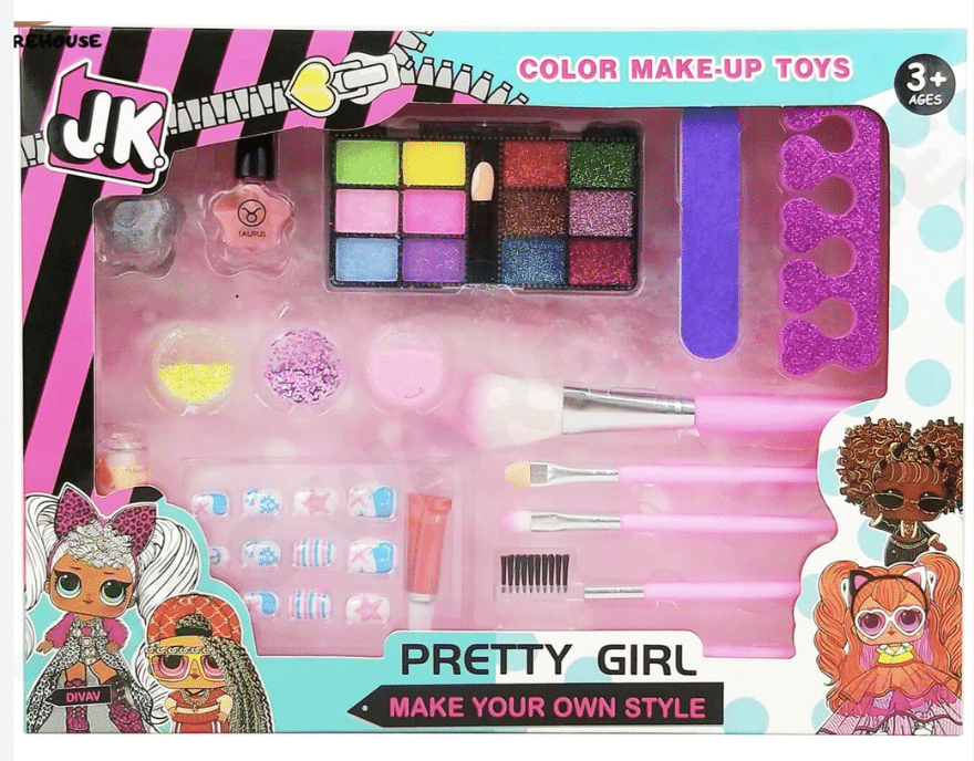 Детски козметичен комплект „Pretty Girl – Make Your Own Style“ (3+)