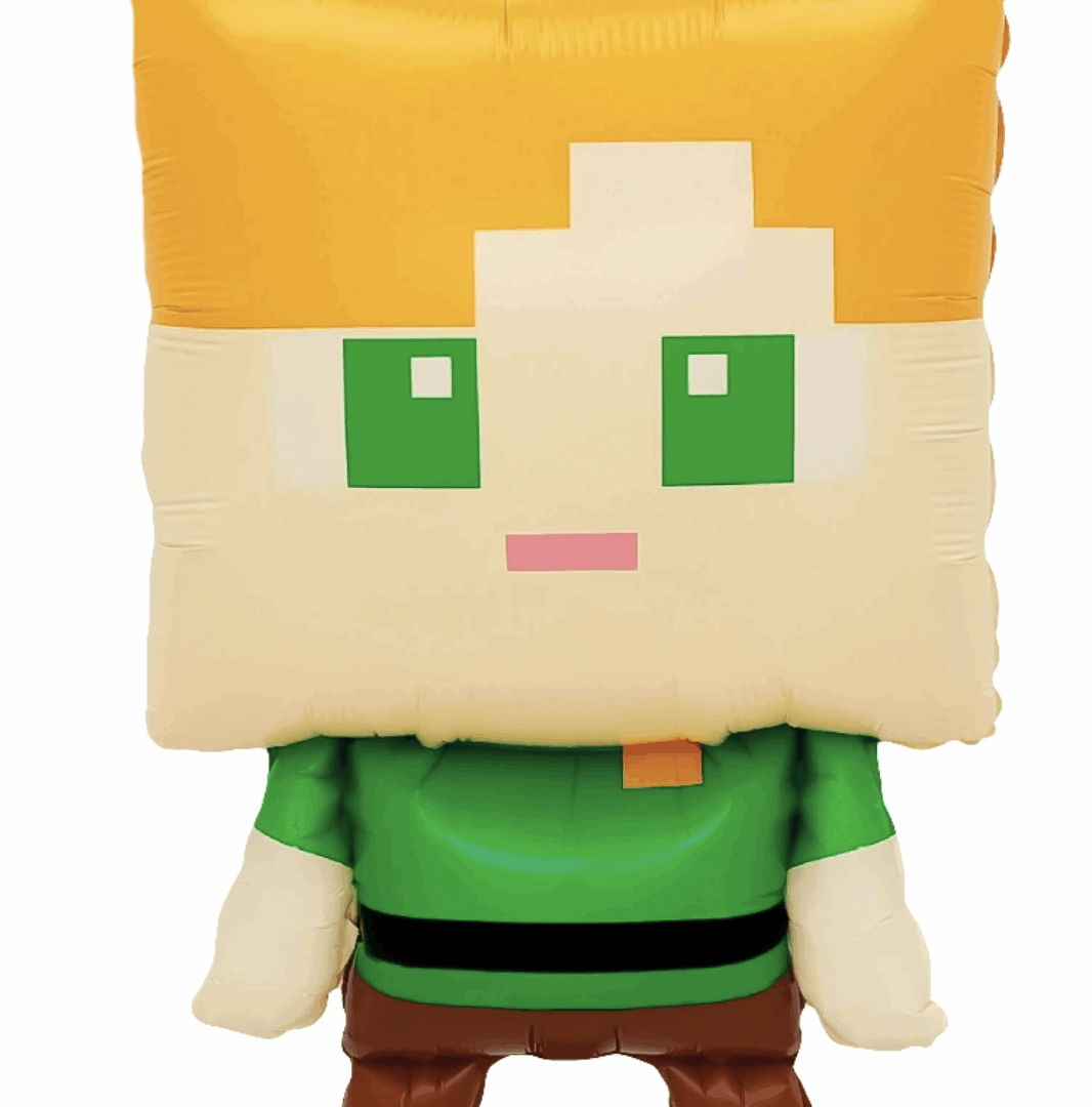 Фолиев балон Minecraft герой (Alex) – 66 × 43 см