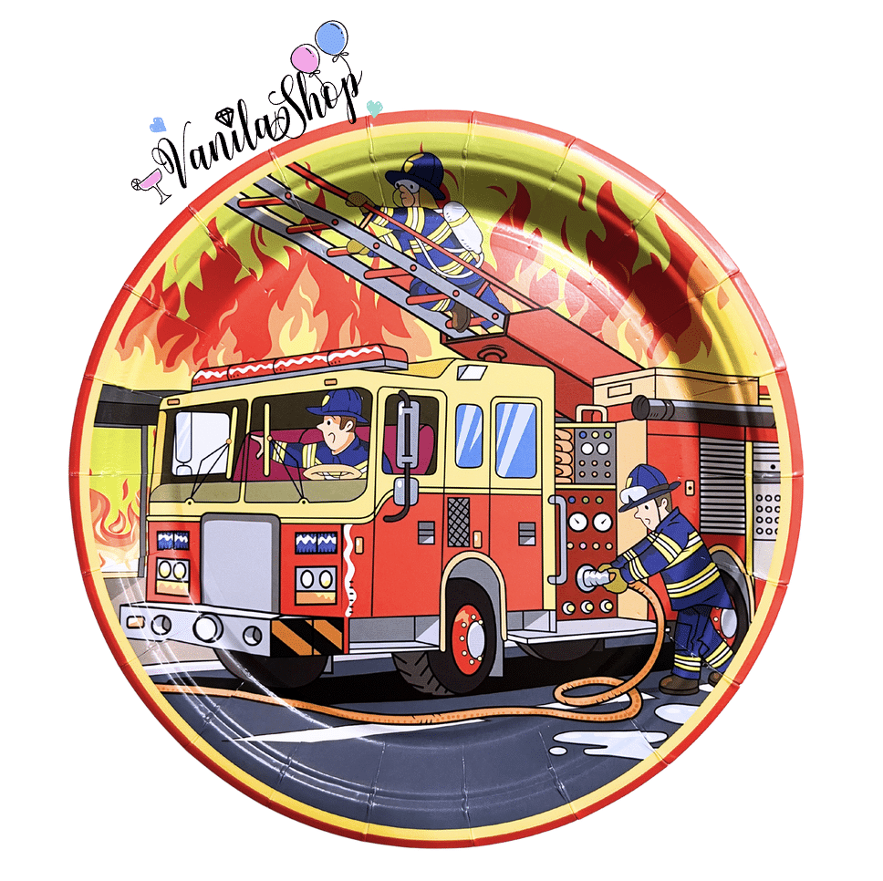 Парти чинии „Пожарникари“ – 10 броя