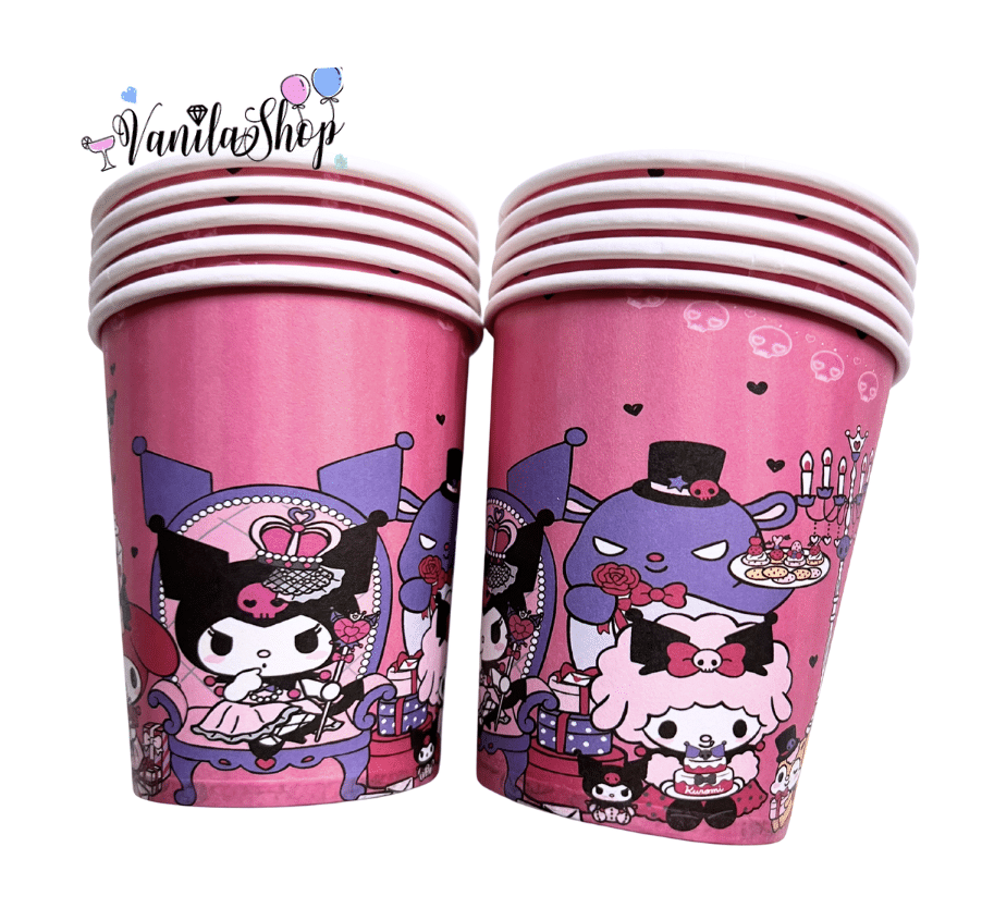 Парти чаши - "Hello Kitty and Kuromi - Кити и Куроми