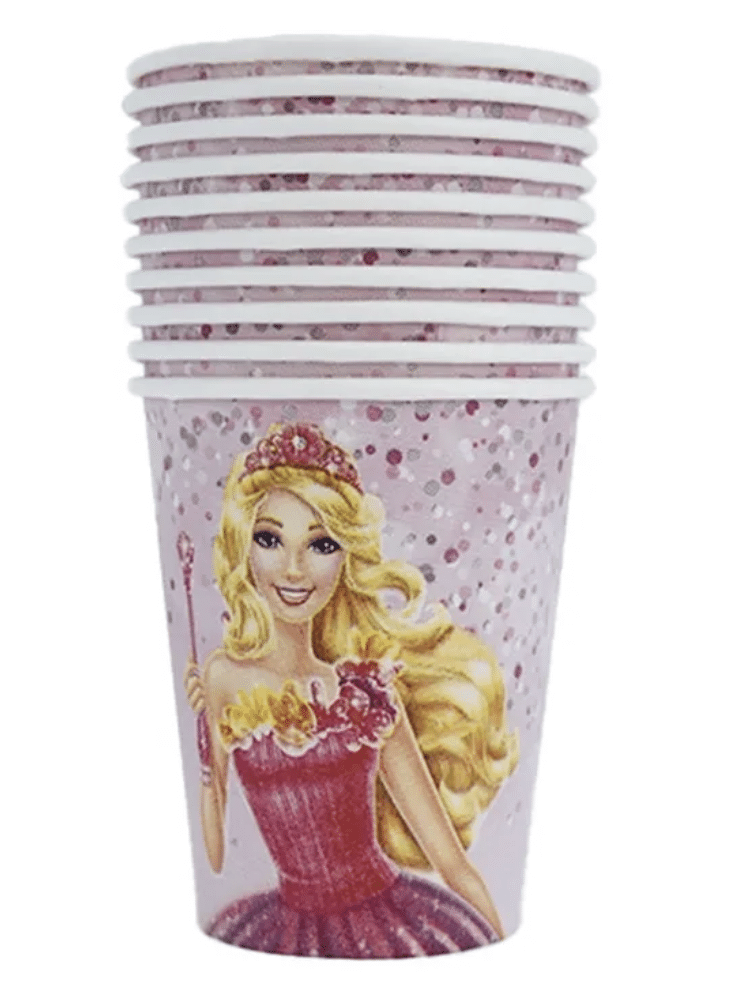 Парти чаши Барби (Barbie) - 10 броя вариант 4