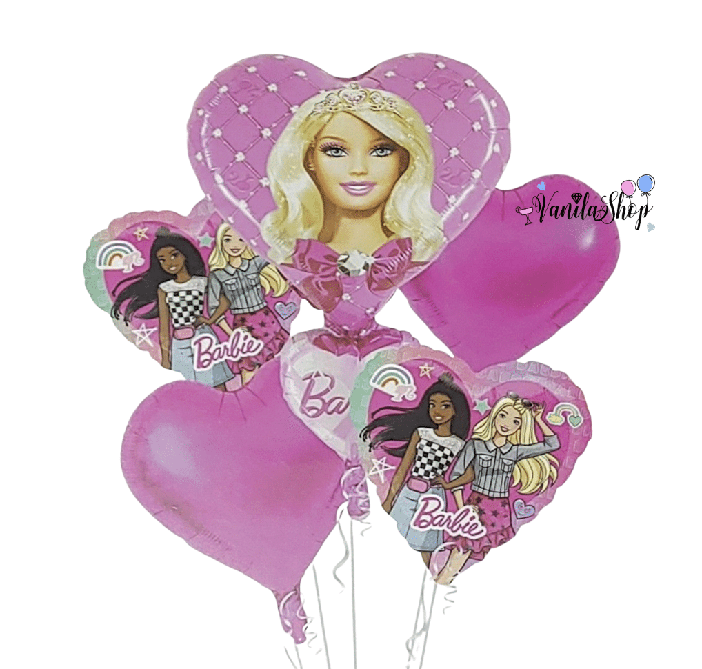 Балони Барби (Barbie) - 5 броя вариант 6