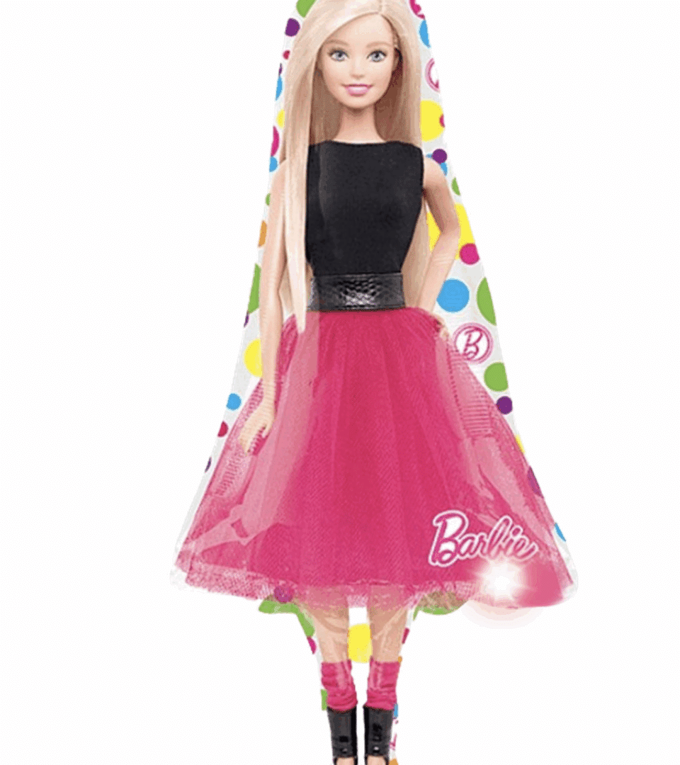 Фолиев балон „Barbie“  95 см