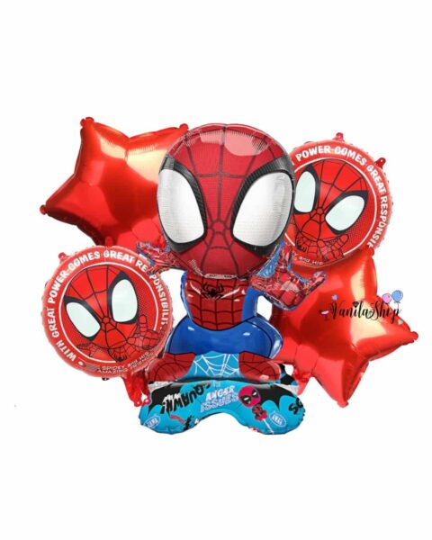 Комплект Балони Спайдърмен ( Spiderman ) - 5 броя