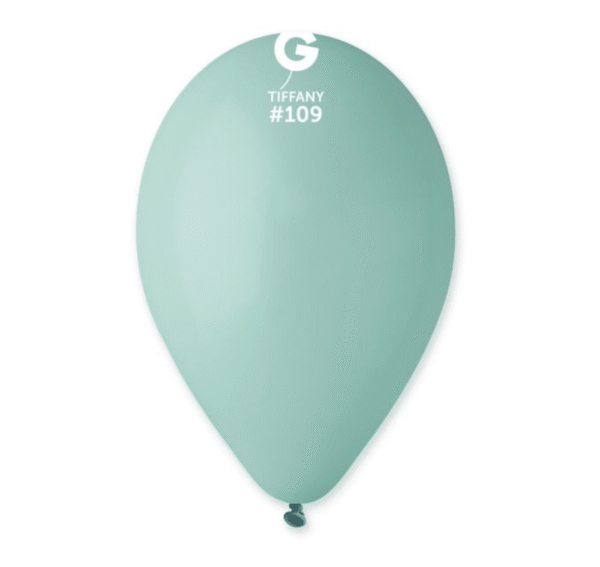 Латексови Балони Gemar – Цвят Тифани (Tiffany #109), 30 см