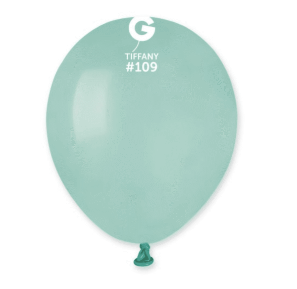 Латексови Балони Gemar – Цвят Тифани (Tiffany)-13 см