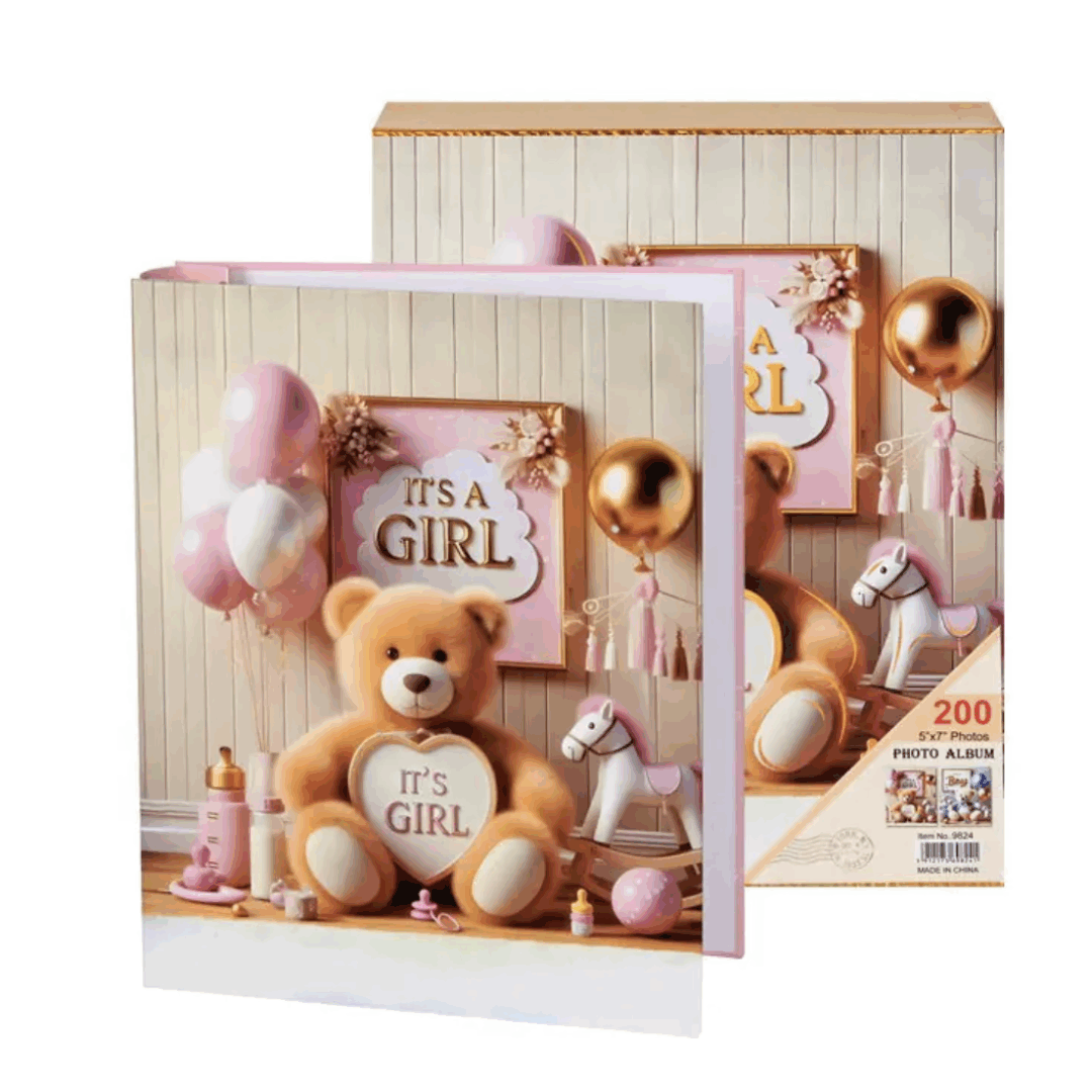 Бебешки Фотоалбум "It's a Girl  в  Кутия (200 снимки)