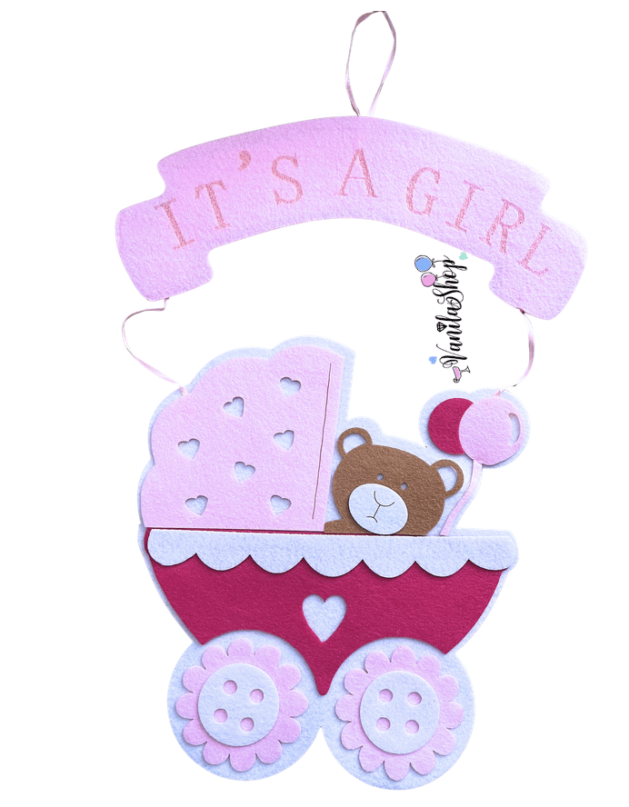 Декоративна апликация „It’s a Girl“ – 48 см вариант 3