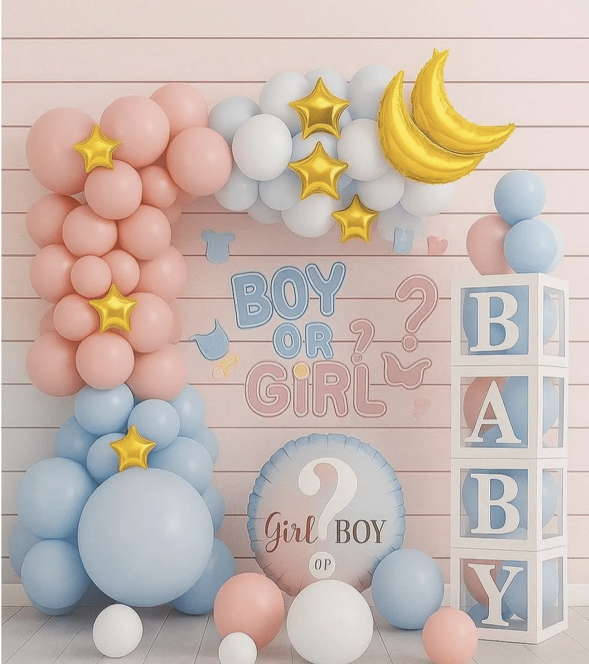 Балони за разкриване пола на Бебето - BOY or GIRL 80 броя