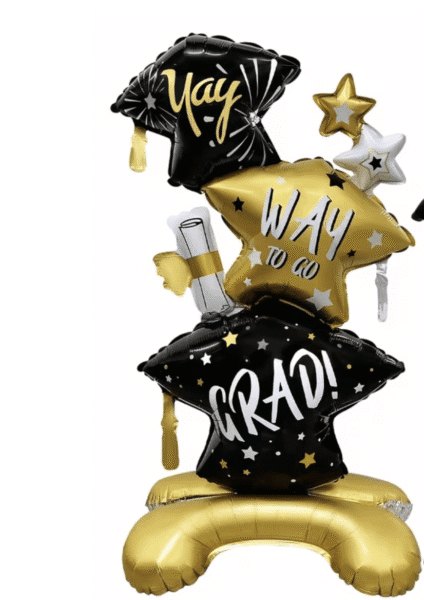 🎓 Фолиев балон „GRAD! Way to Go" – 110 см