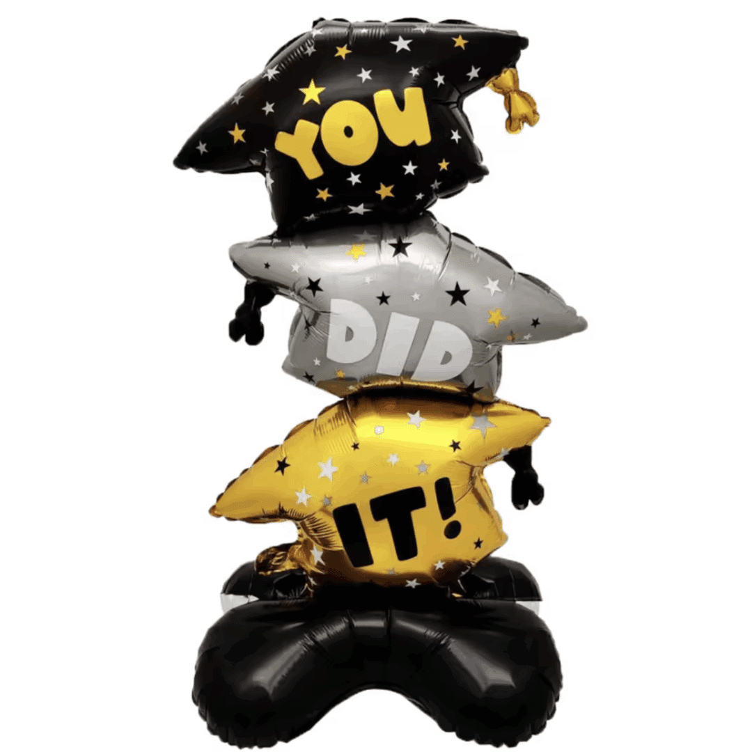 🎓 Фолиев балон „You Did It!" – 80 х 48 см