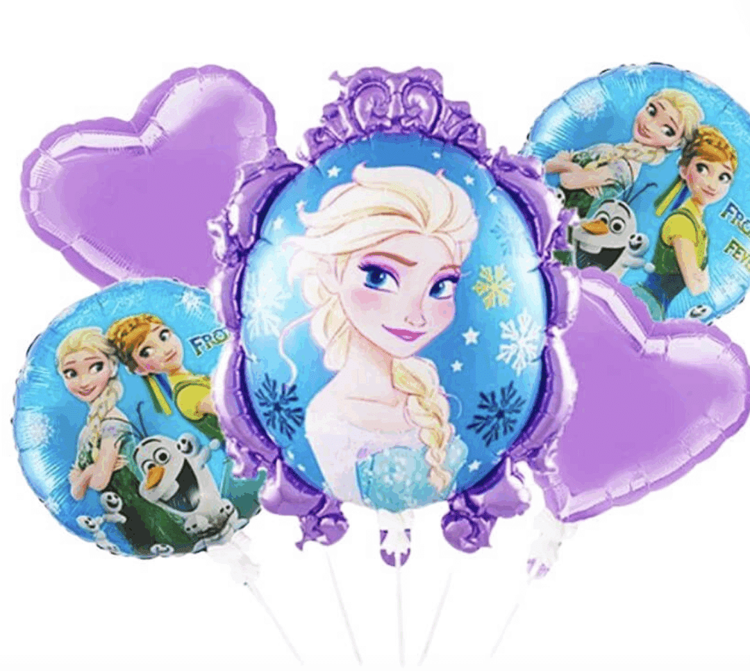 Комплект балони "Замръзналото Кралство" (Frozen) - 5 броя вариант 3