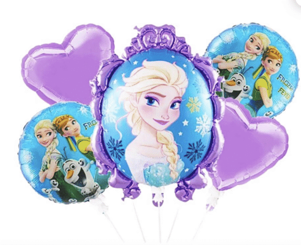 Комплект балони "Замръзналото Кралство" (Frozen) - 5 броя вариант 3