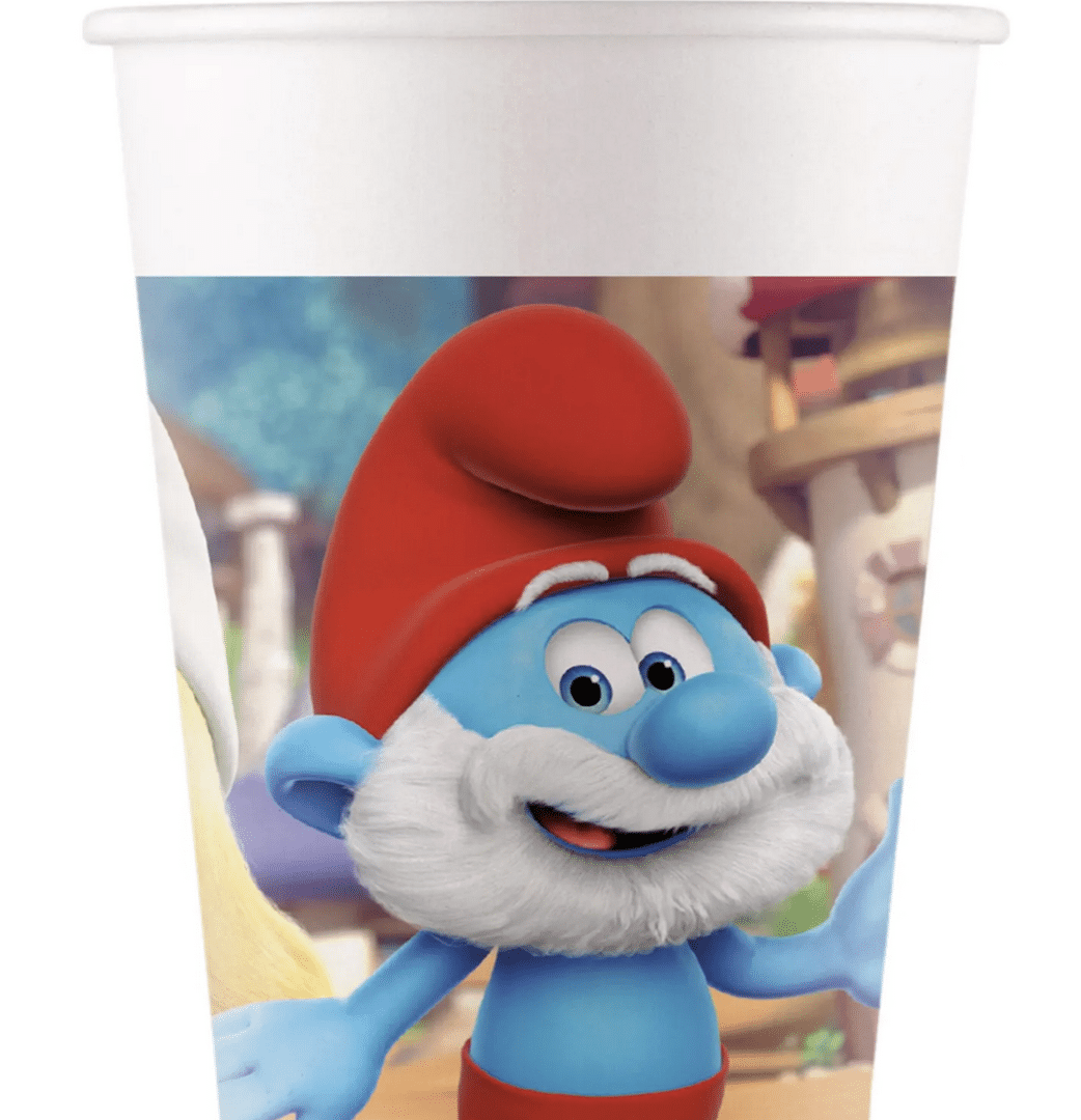 Парти чаши Смърф“ ( The Smurfs) - 8 броя вариант 2