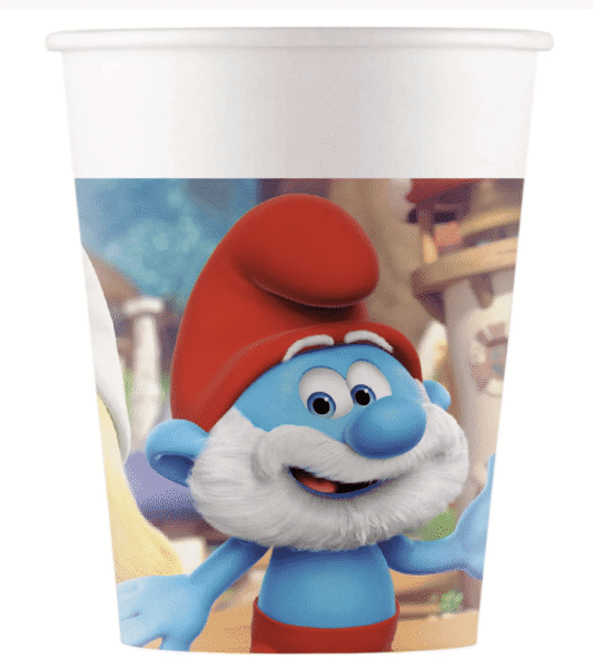 Парти чаши Смърф“ ( The Smurfs) - 8 броя вариант 2