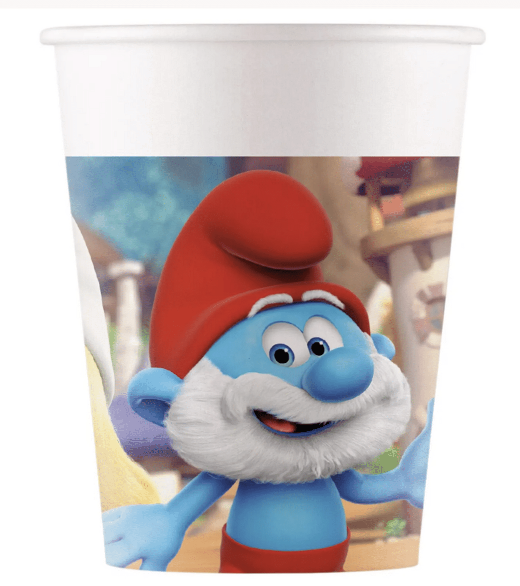 Парти чаши Смърф“ ( The Smurfs) - 8 броя вариант 2