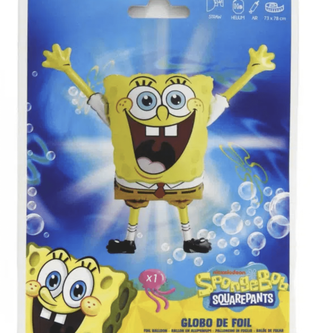 Балон Спондж Боб (Sponge bob) - 78 х 73 см