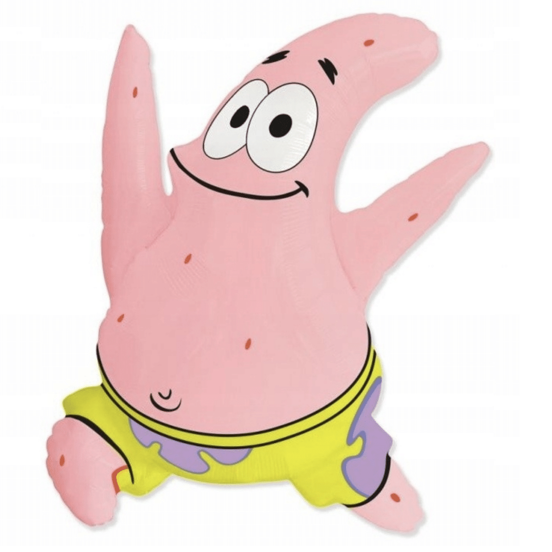 Фолиев балон Патрик Стар Спондж Боб 75 х 66 см