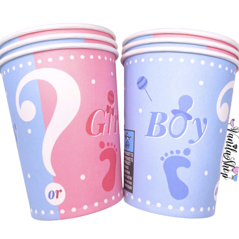 Парти чаши "BOY or GIRL" 10 броя вариант 3