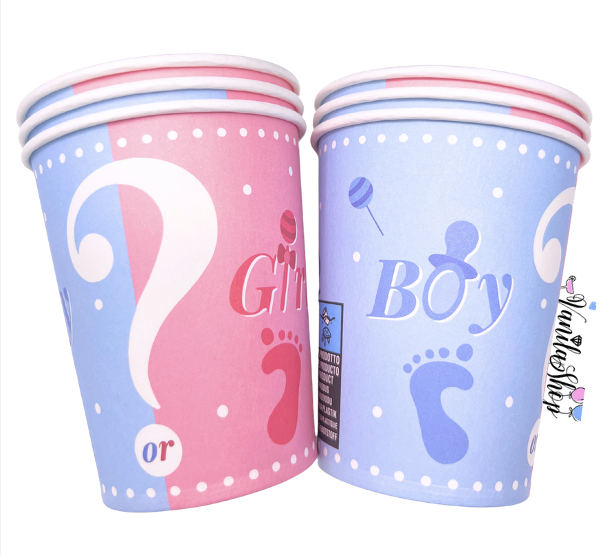 Парти чаши "BOY or GIRL" 10 броя вариант 3