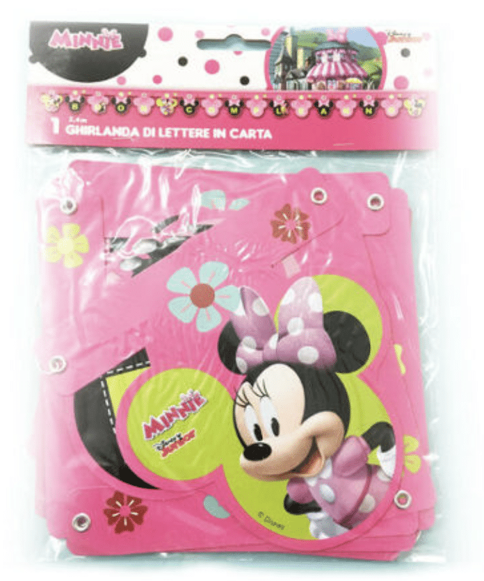 Банер за декорация Мини Маус ( Minnie Mouse ) - 2 ,4м