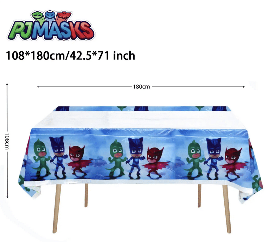 Парти покривка Пи Джей Маск (PJ Masks) 108 х 110 см