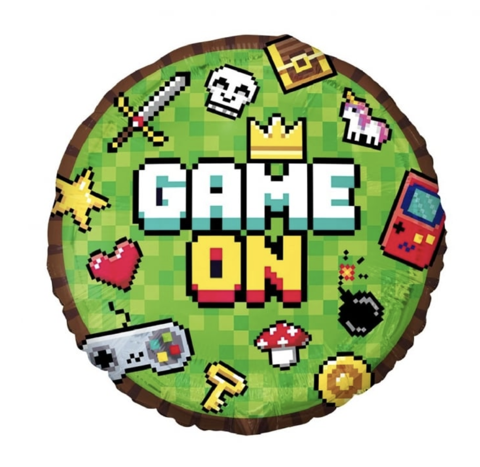 Геймърски Балон фолио - Game On - 45 см