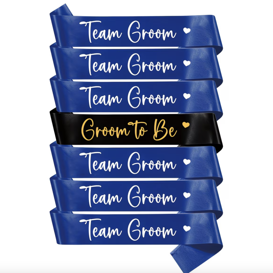 Ленти за Ергенско Парти - 7 броя сини