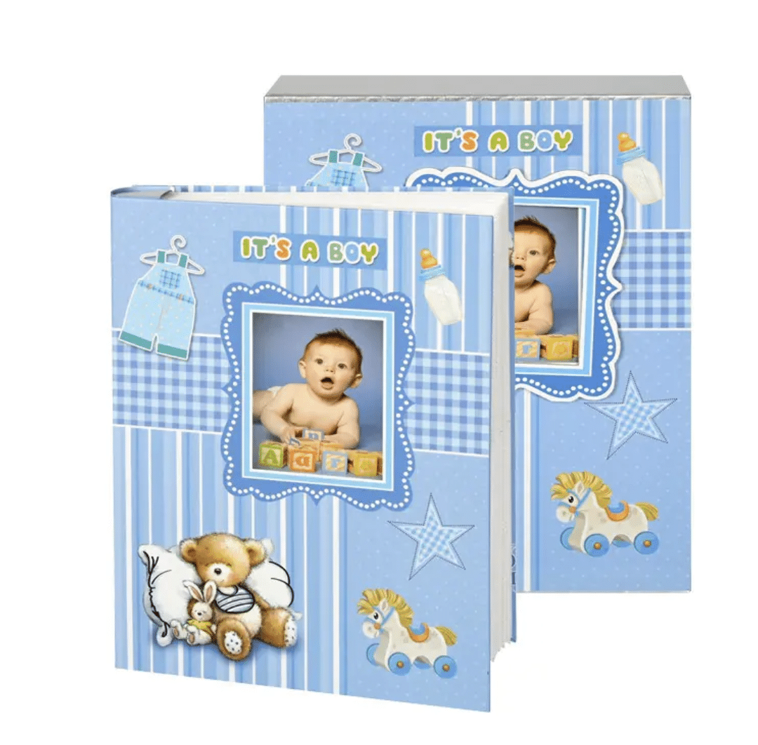 Бебешки Фотоалбум "It's a Boy  в  Кутия (200 снимки)