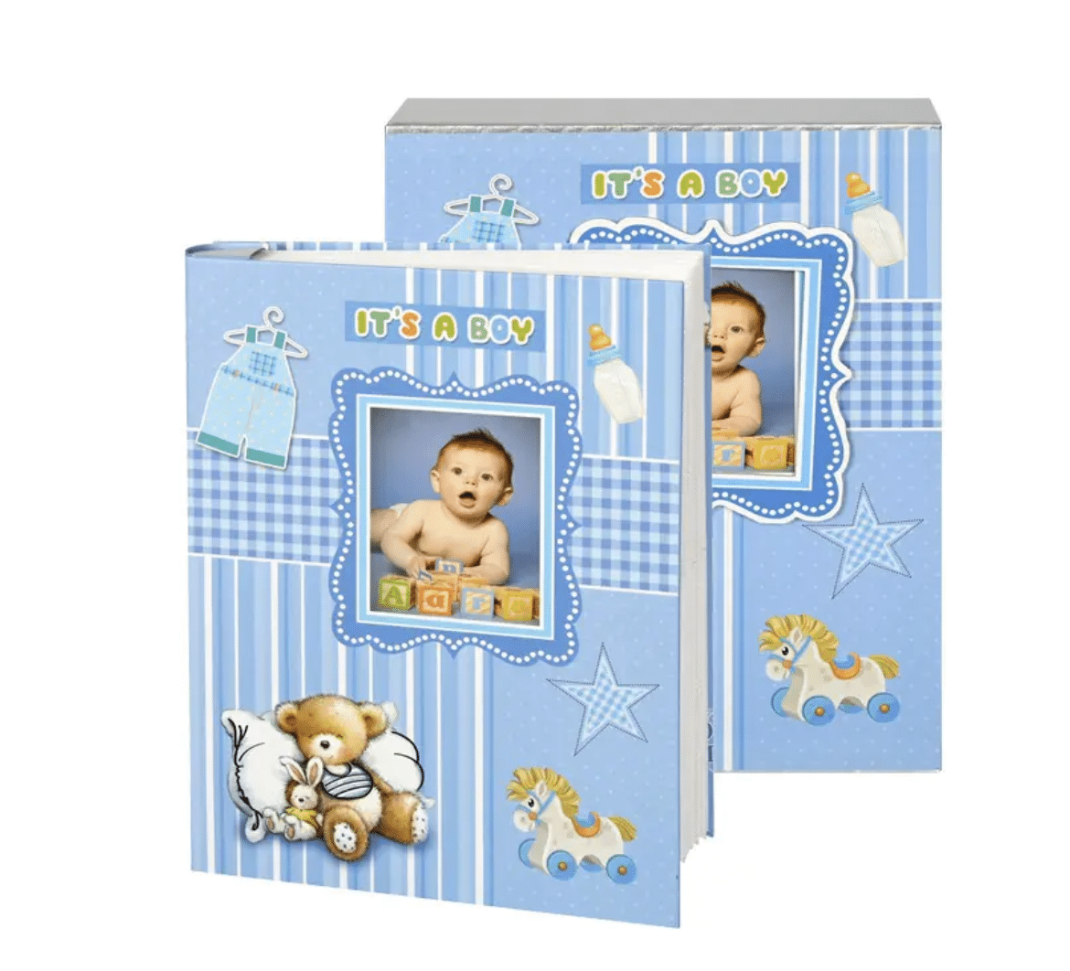 Бебешки Фотоалбум „It’s a Boy  в  Кутия (200 снимки)