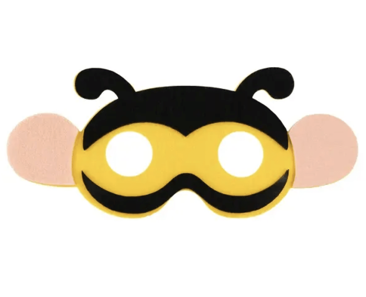 Парти маска от филц – Пчеличка