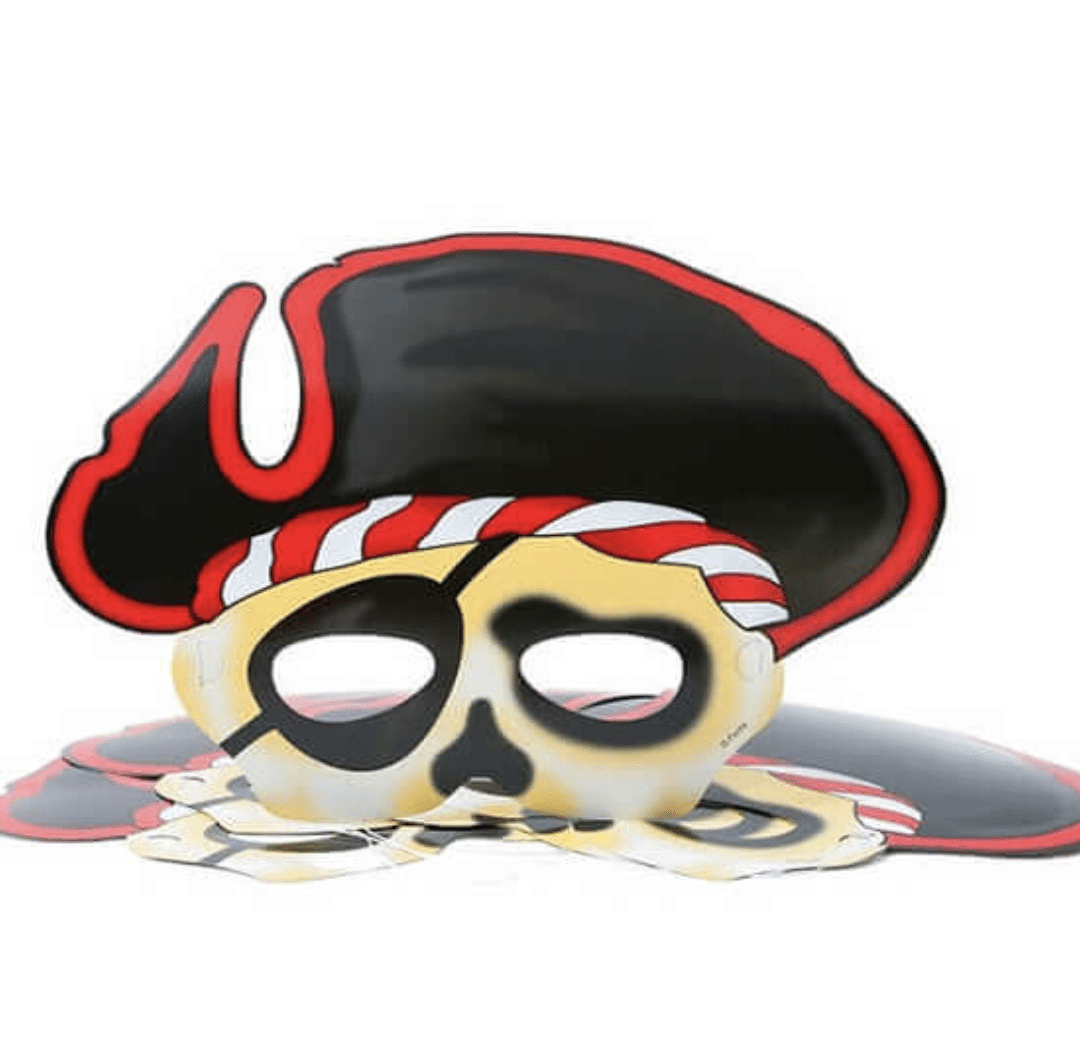 Парти маски – Пирати / Pirates & Корсари – комплект 6 броя