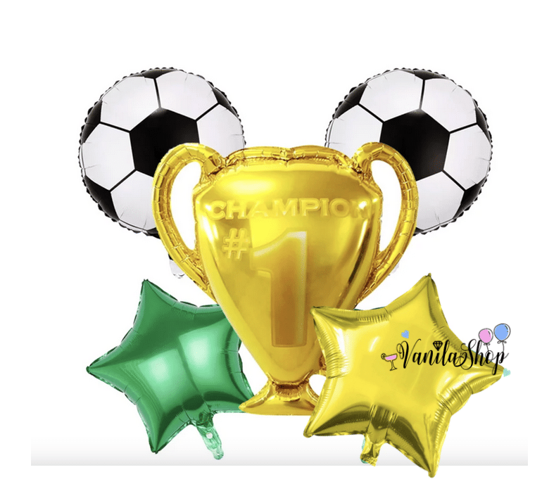 Балони комплект Футбол (Football) - 5 броя купа