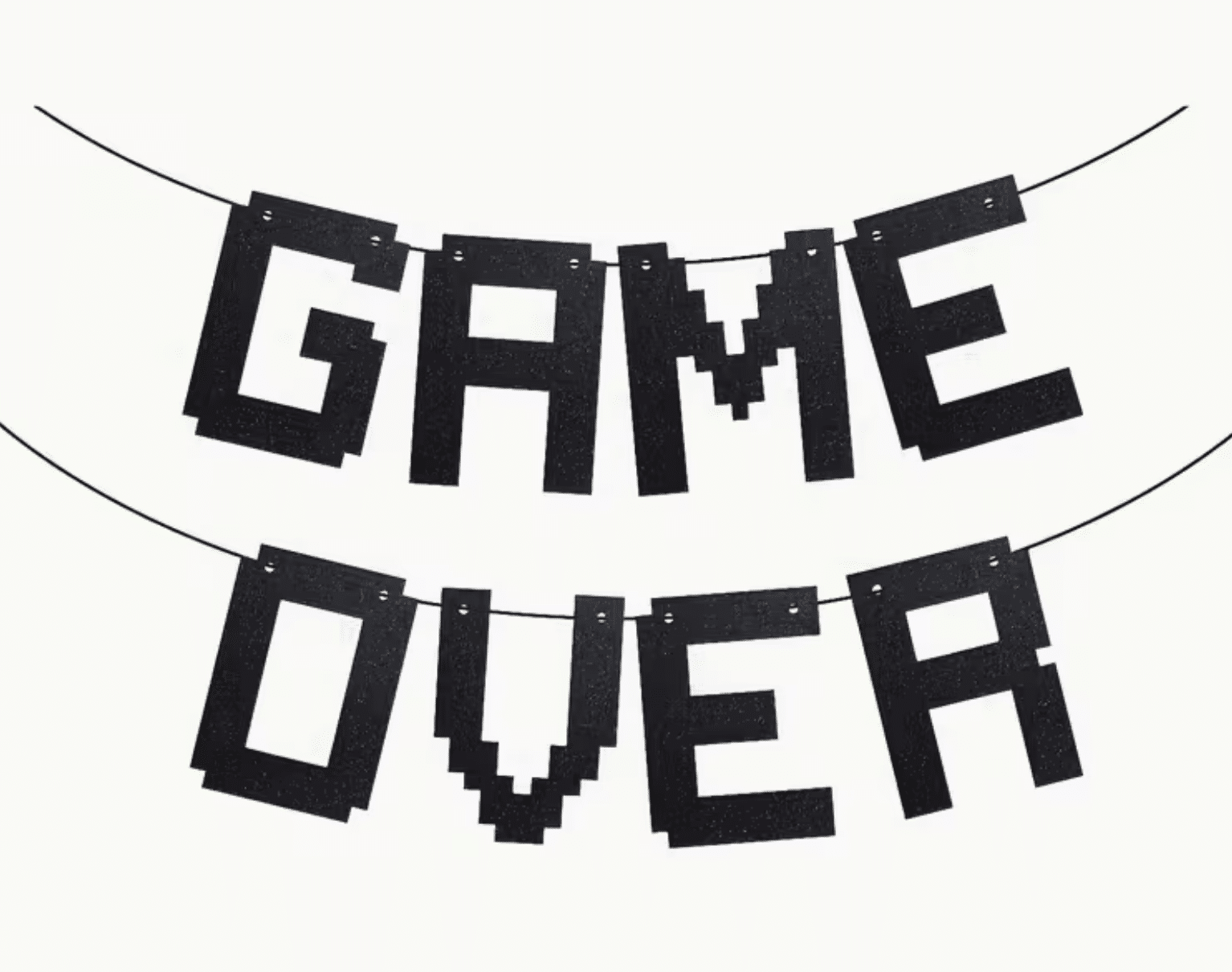 Парти банер „GAME OVER“
