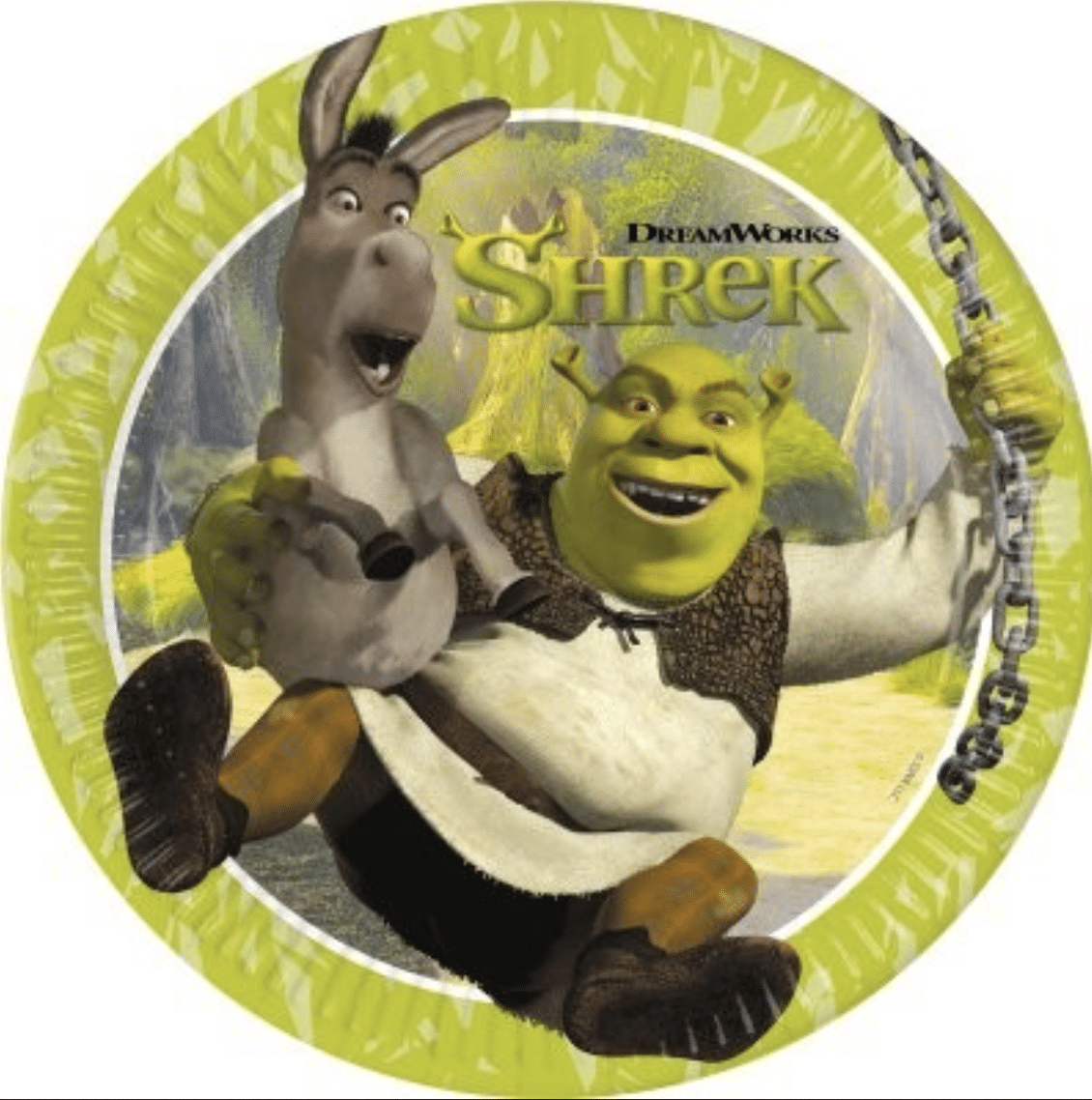 Парти Чинии „Шрек“ (Shrek) – 23 см ( 8 броя в пакет)