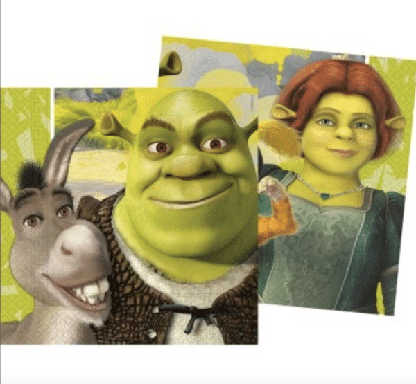Парти Салфетки "Шрек" (Shrek) – 20 броя в пакет