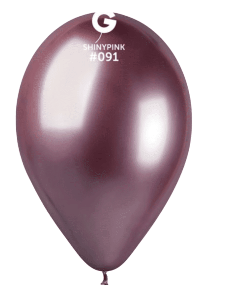 Балони Хром - /50 броя/- цвят Shiny Pink - 33 см