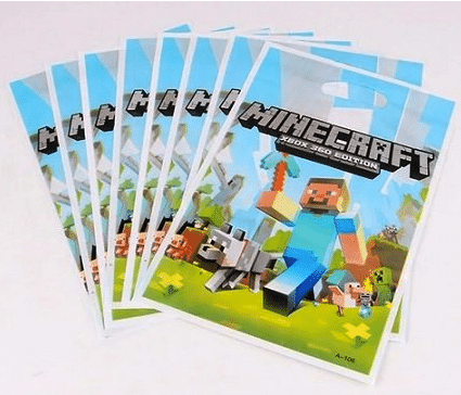 Майнкрафт (Minecraft )Пликчета за подаръци и лакомства – 10 броя
