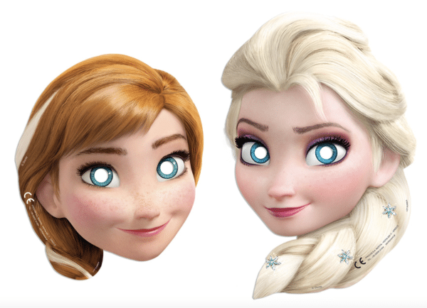 Замръзналото Кралство (Frozen) - маски 6 броя